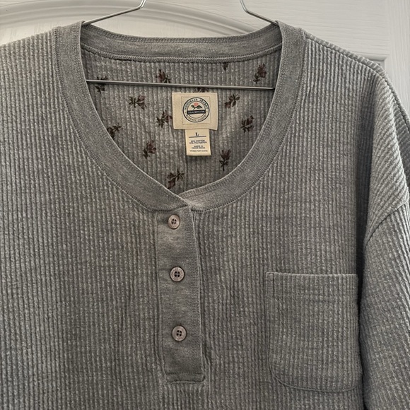 VINTAGE Victoria’s Secret Country Maxi Gray Nightgown - Picture 6 of 11